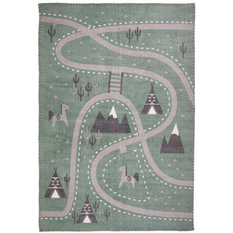 Tapis Little Western pour enfant en coton Nattiot