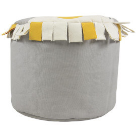 Pouf en tissu 100% coton fait main Baba Nattiot