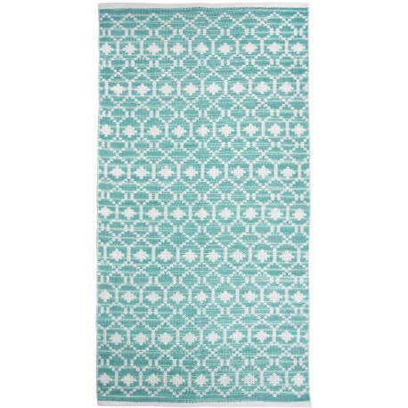 Tapis en coton bleu pour chambre enfant Nomade Nattiot