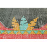 Tapis enfant avec graduation et attache murale en coton Totem Nattiot