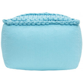 Pouf en coton crocheté main Néo Nattiot