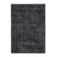 Tapis effet soie en viscose fait main graphite Premium