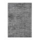 Tapis effet soie en viscose fait main gris Premium