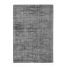 Tapis effet soie en viscose fait main gris Premium