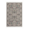 Tapis oriental avec franges plat pour intérieur crème Cameo