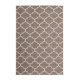 Tapis moderne beige extérieur et intérieur effet sisal Bobo