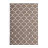 Tapis moderne beige extérieur et intérieur effet sisal Bobo