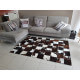 Tapis en peau de vache Normande sans bord patchwork Sabadell