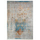 Tapis bleu en polyester vintage pour salon Hakin