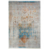 Tapis bleu en polyester vintage pour salon Hakin