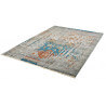 Tapis bleu en polyester vintage pour salon Hakin