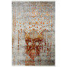 Tapis terre en polyester vintage pour salon Hakin