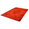 Tapis plat effet vintage rectangle rouge Shipa