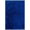 Tapis shaggy uni en polyester bleu royal Waffle