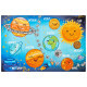 Tapis plat pour chmabre d'enfant multicolore Solar