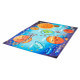 Tapis plat pour chmabre d'enfant multicolore Solar