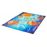 Tapis plat pour chmabre d'enfant multicolore Solar