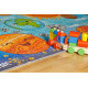 Tapis plat pour chmabre d'enfant multicolore Solar