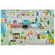 Tapis multicolore pour enfant plat Street