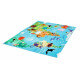 Tapis pour bébé multicolore plat World