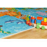 Tapis pour bébé multicolore plat World