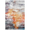 Tapis avec impression vintage multicolore plat Tallum