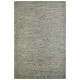 Tapis scandinave en laine géométrique à poils court taupe Mandoor