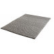 Tapis mélange laine et viscose taupe Deladeco Beluga