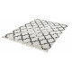 Tapis en coton style scandinave vintage anthracite Jokk