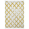 Tapis en coton style scandinave vintage moutarde Jokk