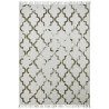 Tapis en coton style scandinave vintage taupe Jokk