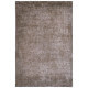 Tapis à poils court taupe en Tencel anti-tâches Vanity