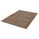 Tapis à poils court taupe en Tencel anti-tâches Vanity