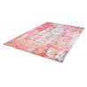 Tapis vintage orange en viscose pour salon Story