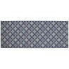 Tapis de cuisine plat bleu style mosaïque Vista