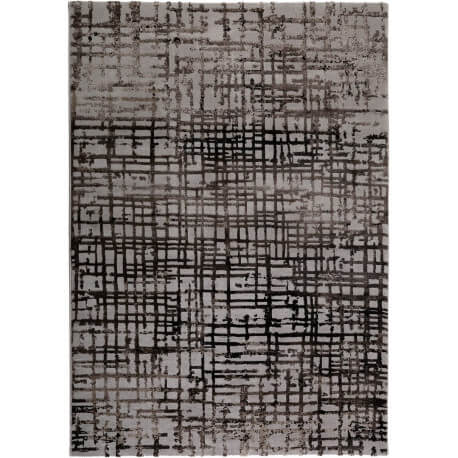 Tapis beige géométrique Velvet Grid Esprit Home