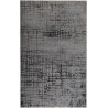 Tapis bleu pétrole géométrique Velvet Grid Esprit Home