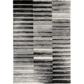 Tapis design noir et blanc rayé Wild stripes Esprit Home