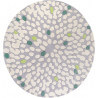 Tapis beige rond en laine Fluttery Esprit Home