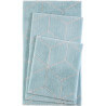 Tapis de bain turquoise géométrique Flair Esprit Home