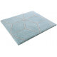 Tapis de bain turquoise géométrique Flair Esprit Home