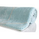 Tapis de bain turquoise géométrique Flair Esprit Home