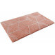 Tapis de bain orange géométrique Flair Esprit Home