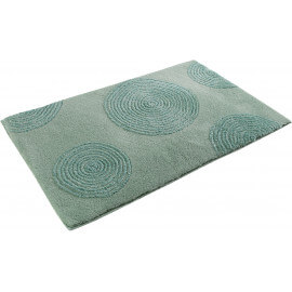 Tapis pour salle de bain vert en acrylique Yoga