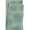 Tapis pour salle de bain vert en acrylique Yoga