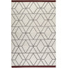 Tapis blanc de laine style scandinave Hexagon Esprit Home