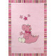 Tapis pour fille rose animal Sweet dragon Esprit Home