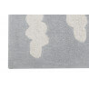 Tapis lavable en machine pour enfant gris Clouds Lorena Canals