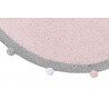 Tapis chambre enfant rond rose Bubbly Lorena Canals