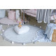 Tapis chambre enfant rond bleu Bubbly Lorena Canals